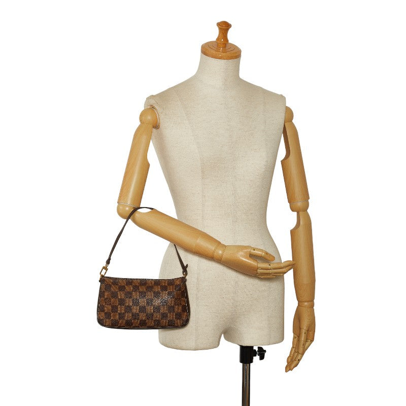 Louis Vuitton Damière Navona Accessories  Mini Handbag N51983 Brown PVC Leather  Louis Vuitton