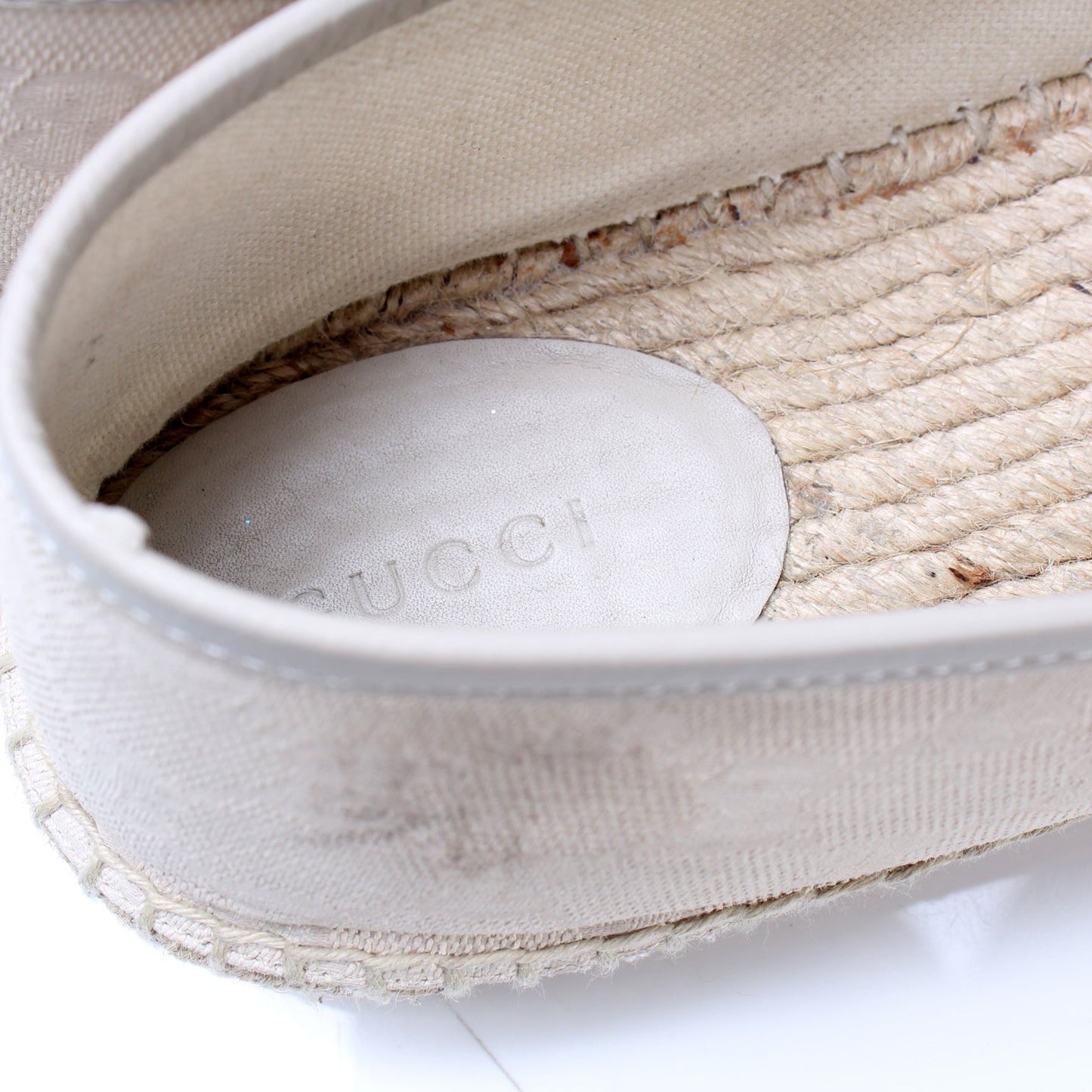 Gucci Canvas Espadrilles Size 41.5