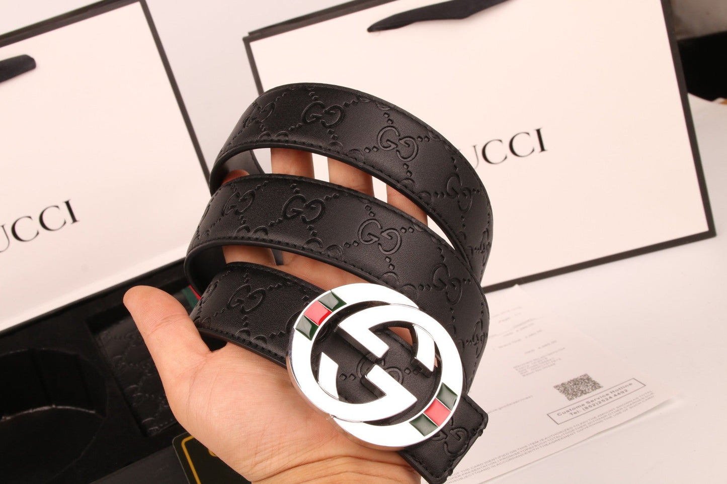 Gucci Belt and Wallet Set
