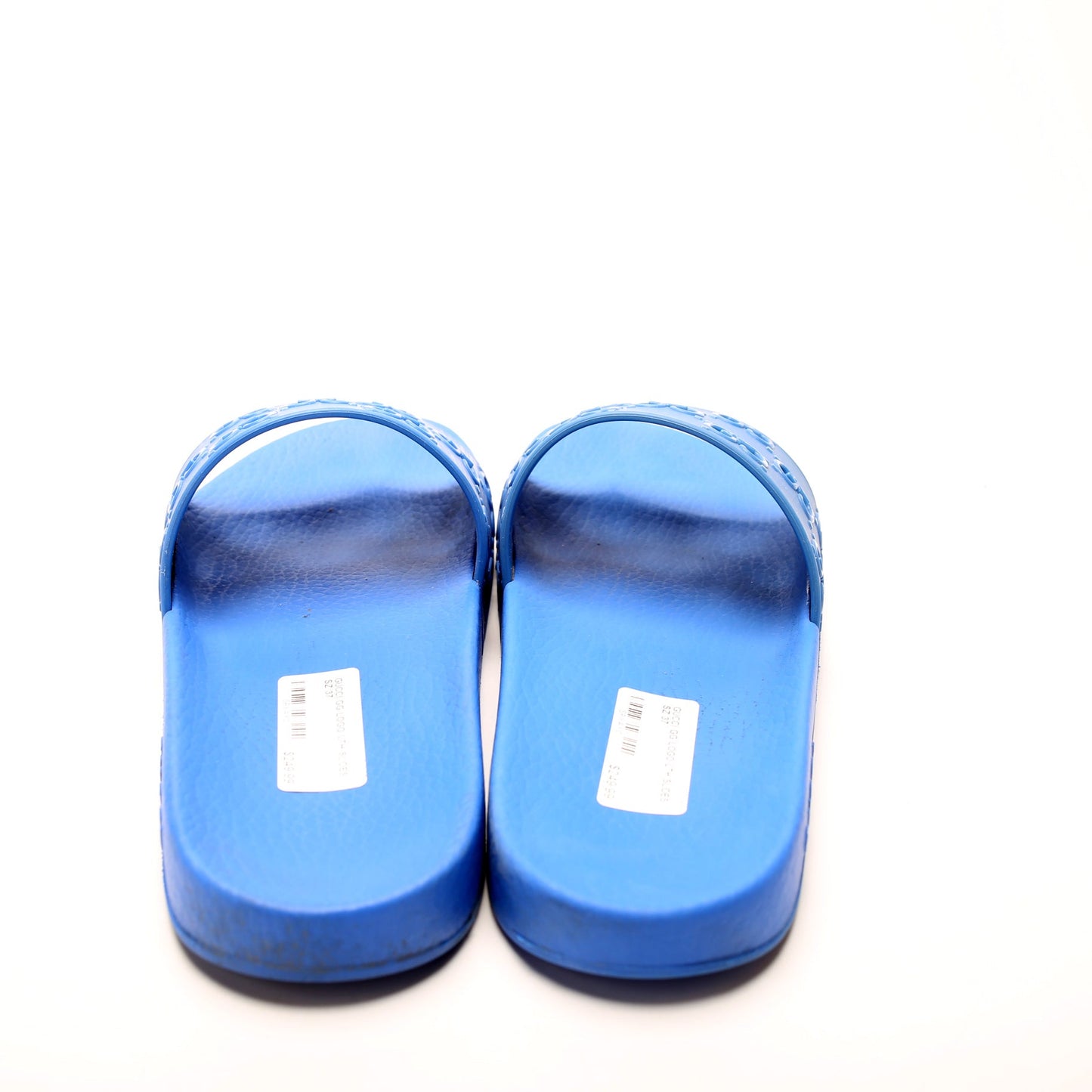 Gucci Logo Rubber Slides Size 37