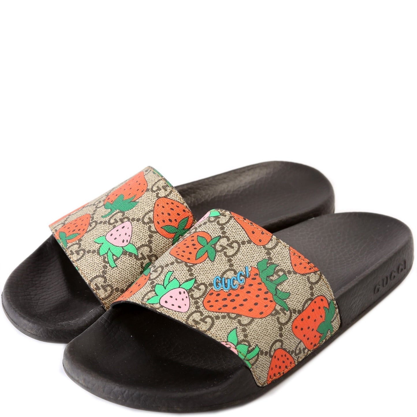 Gucci Strawberry Slides Size 37