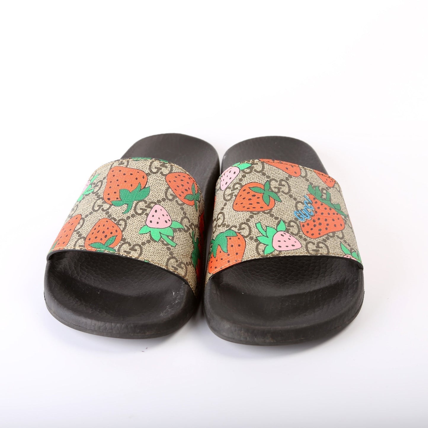 Gucci Strawberry Slides Size 37