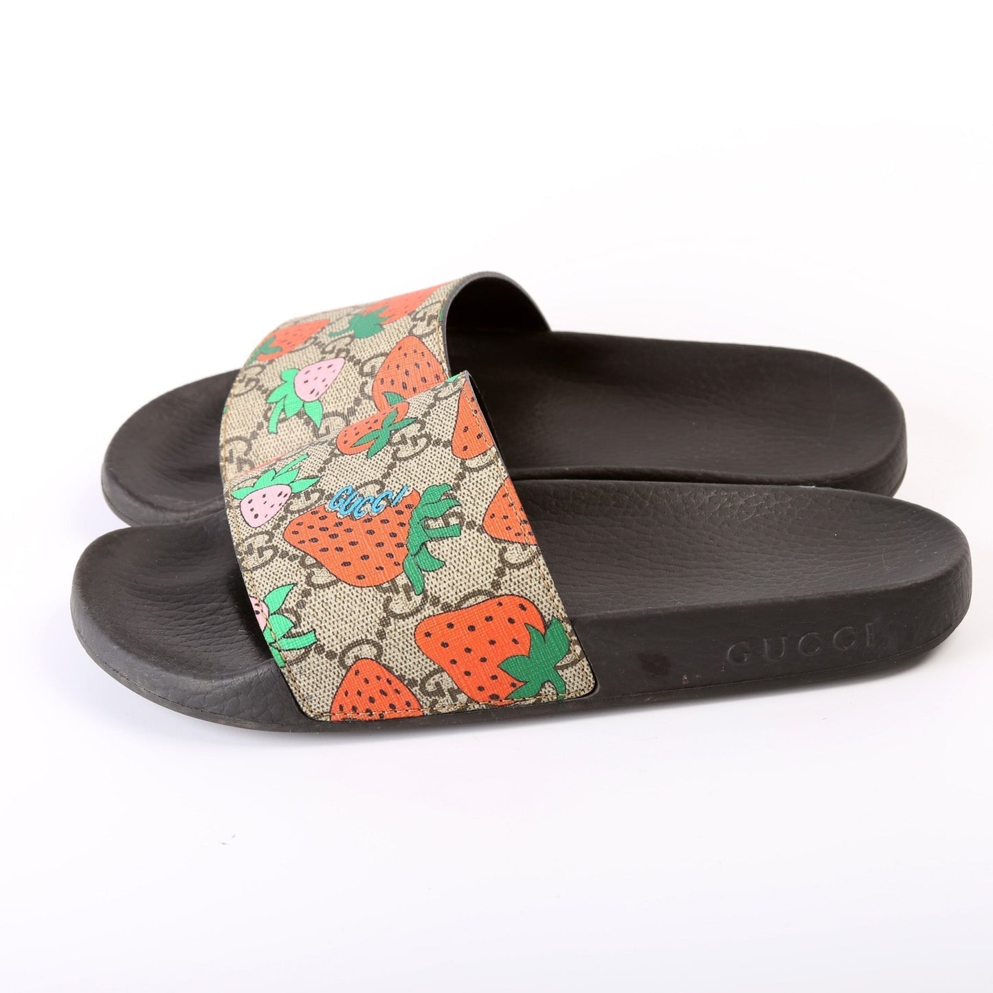 Gucci Strawberry Slides Size 37