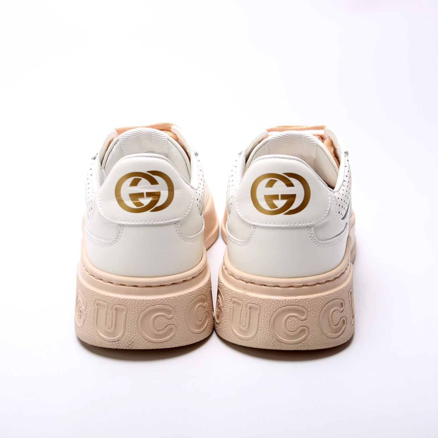Gucci Embossed Leather Sneakers Size 39