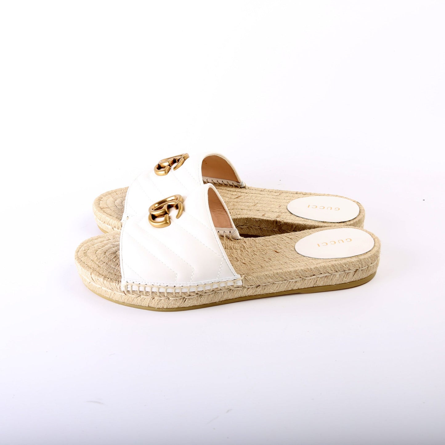 Gucci Marmont Espadrille Slides Size 39.5