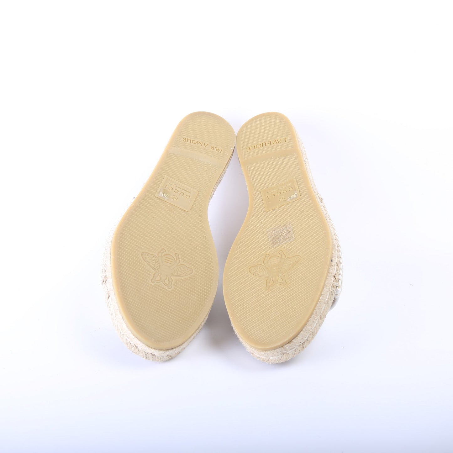 Gucci Marmont Espadrille Slides Size 39.5