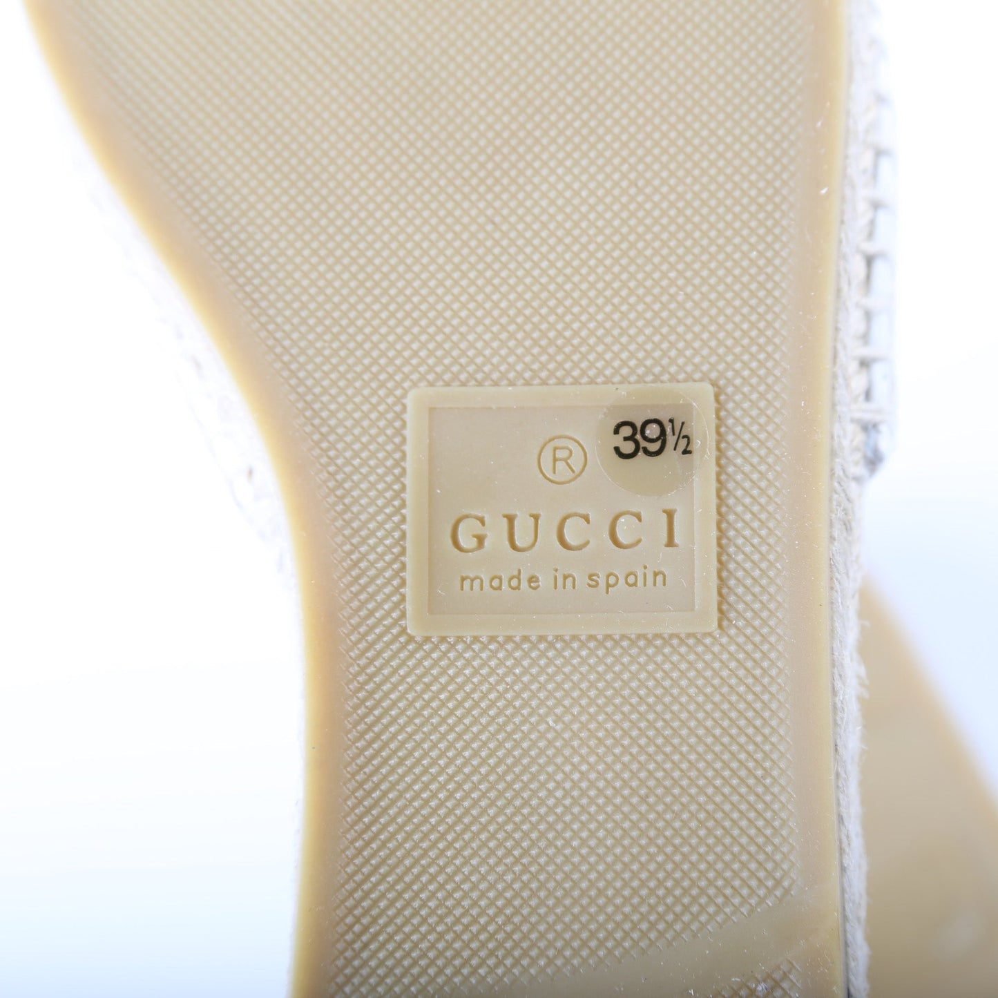 Gucci Marmont Espadrille Slides Size 39.5