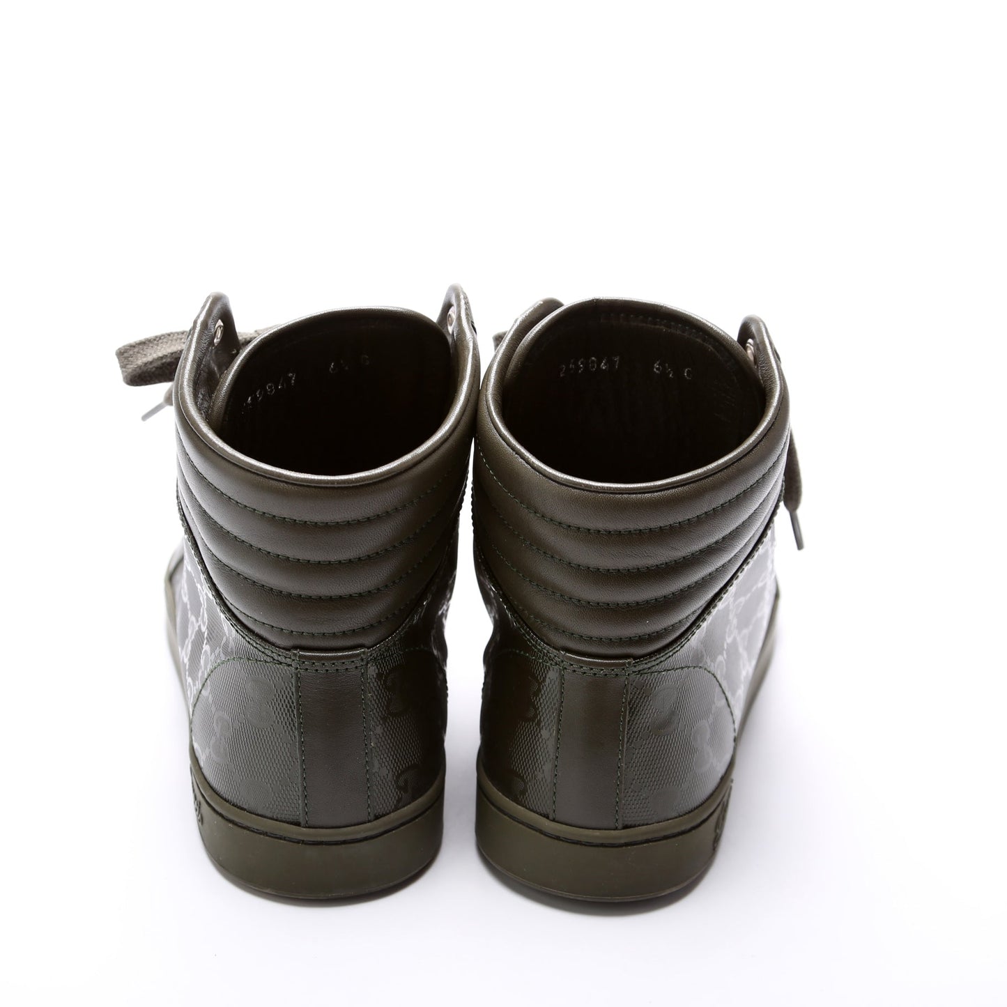 Gucci Imprime Interlocking G Hightop Sneakers Mens Size 7