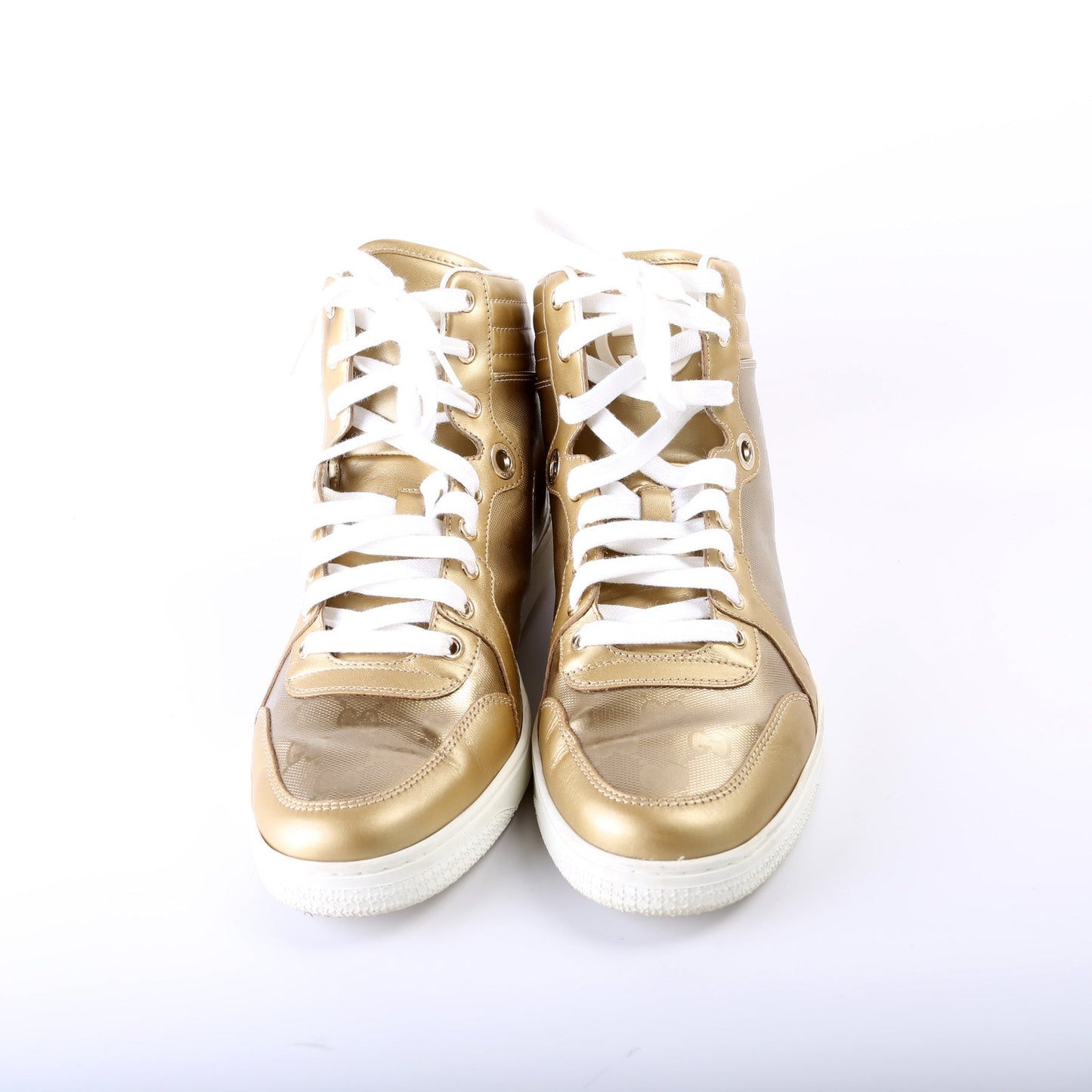Gucci Imprime Interlocking G Hightop Sneakers Men's Size 7