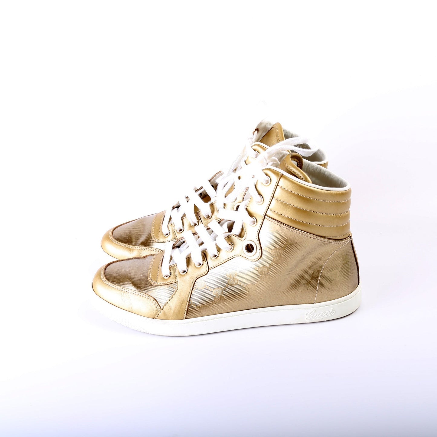 Gucci Imprime Interlocking G Hightop Sneakers Men's Size 7