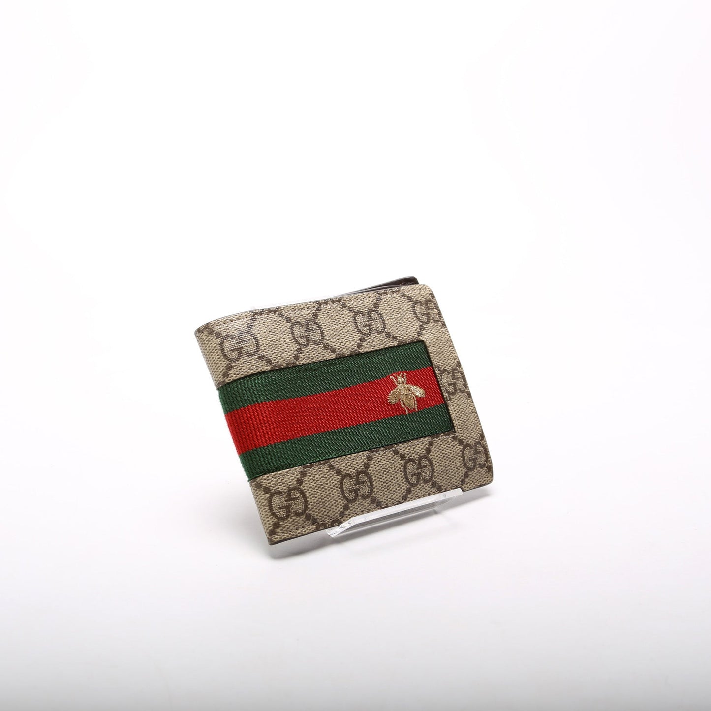 Gucci Supreme Web Bee Wallet 408827