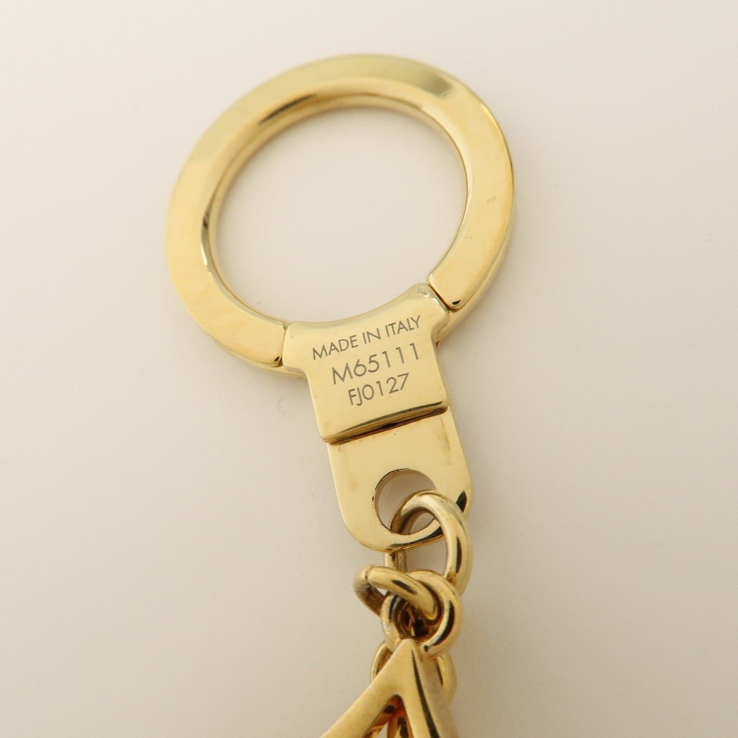 Louis Vuitton  Chain Fleur de Monogram LV Logo Bag Charm M65111