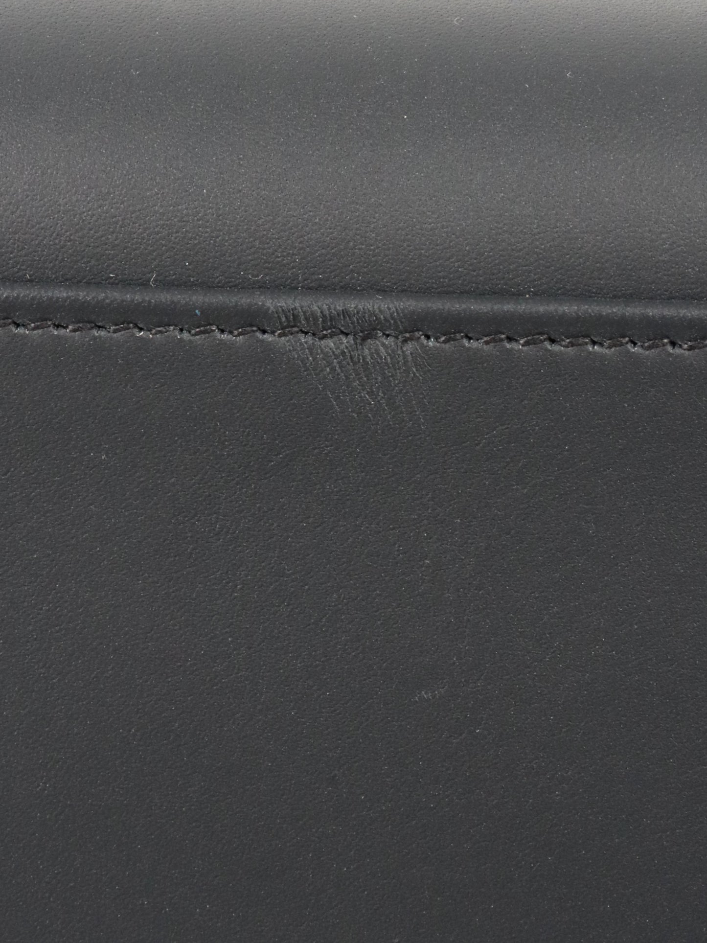 Hermes Kelly 35 Black Sombrero Leather PHW.