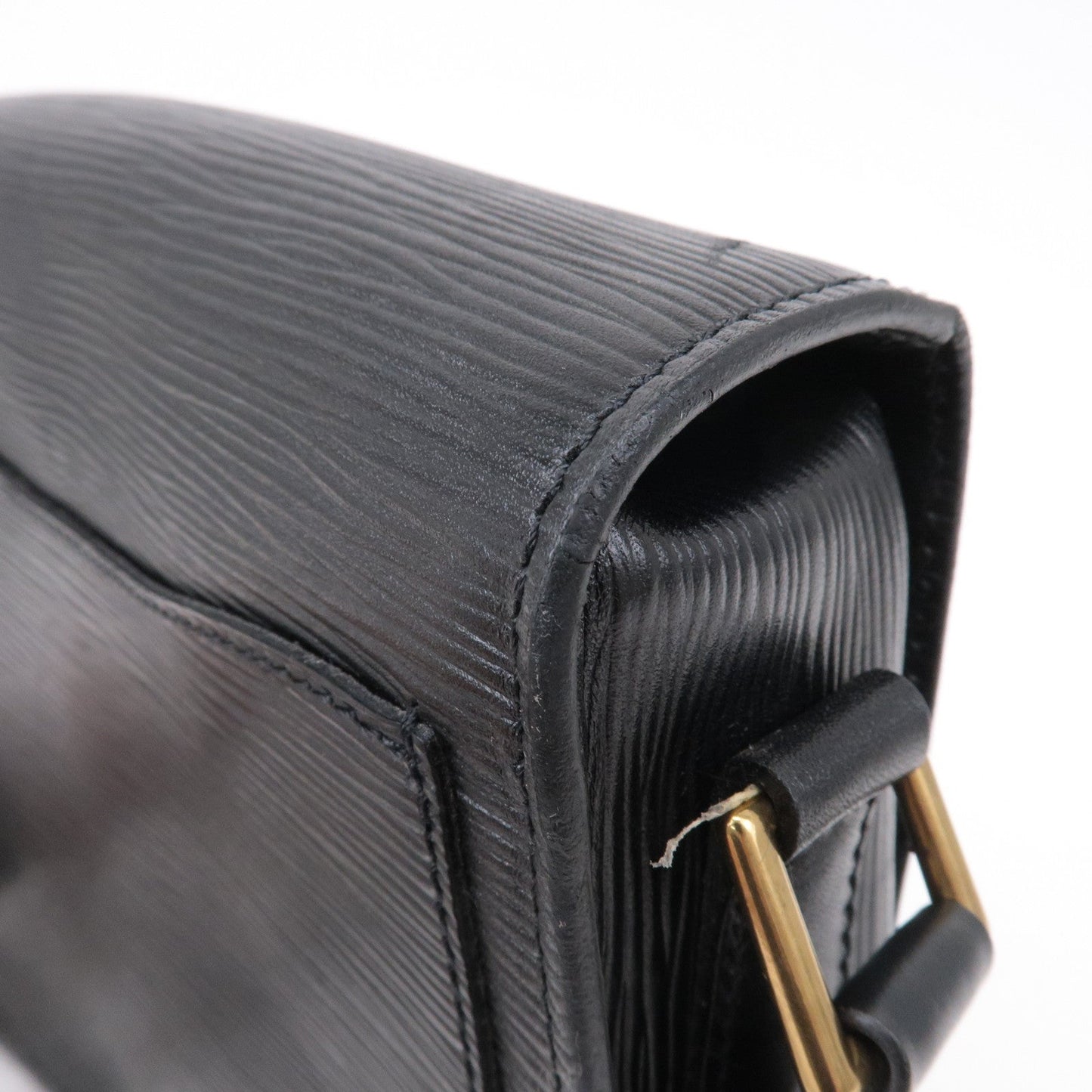 Louis Vuitton Epi Saint Cloud Shoulder Bag Black Noir M52192