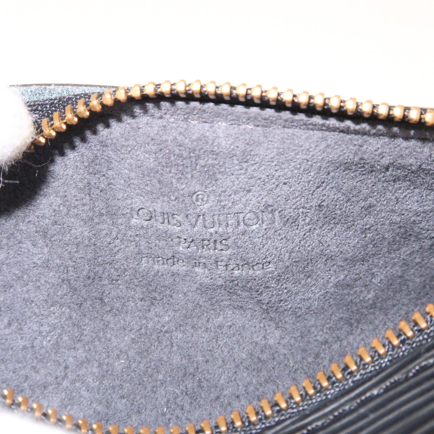 Louis Vuitton Epi Pouch For Soufflot Hand Bag Noir