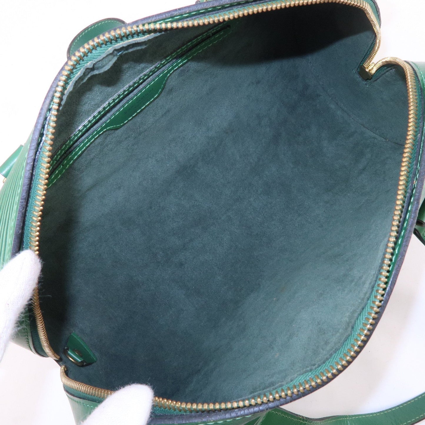 Louis Vuitton Epi Soufflot Hand Shoulder Bag Green M52224