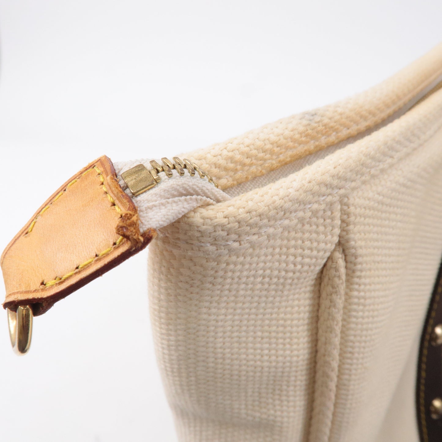 Louis Vuitton Antigua Cabas GM Tote Bag Hand Bag Ecru M40033