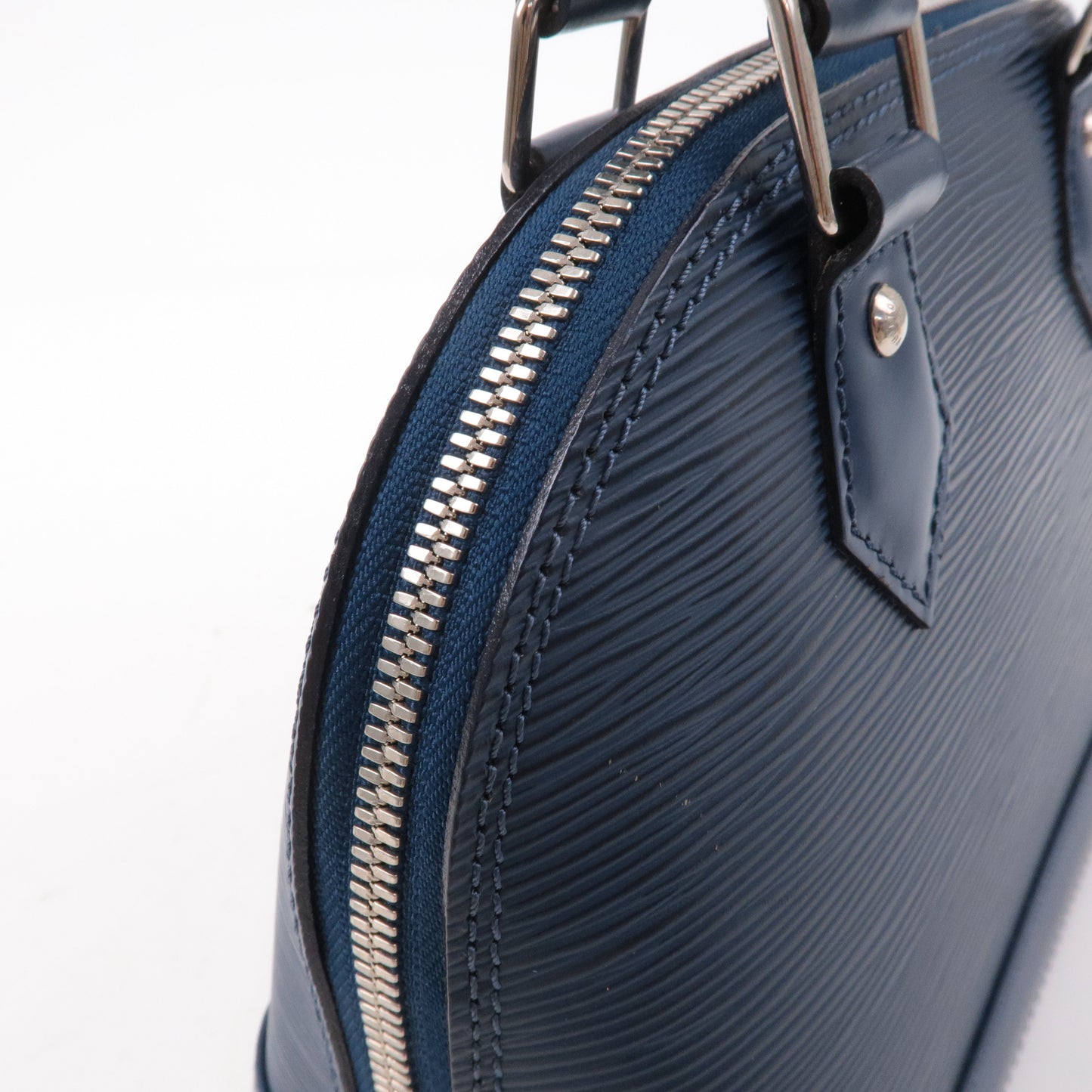 Louis Vuitton Epi Alma BB 2Way Bag Andigo Blue M40855