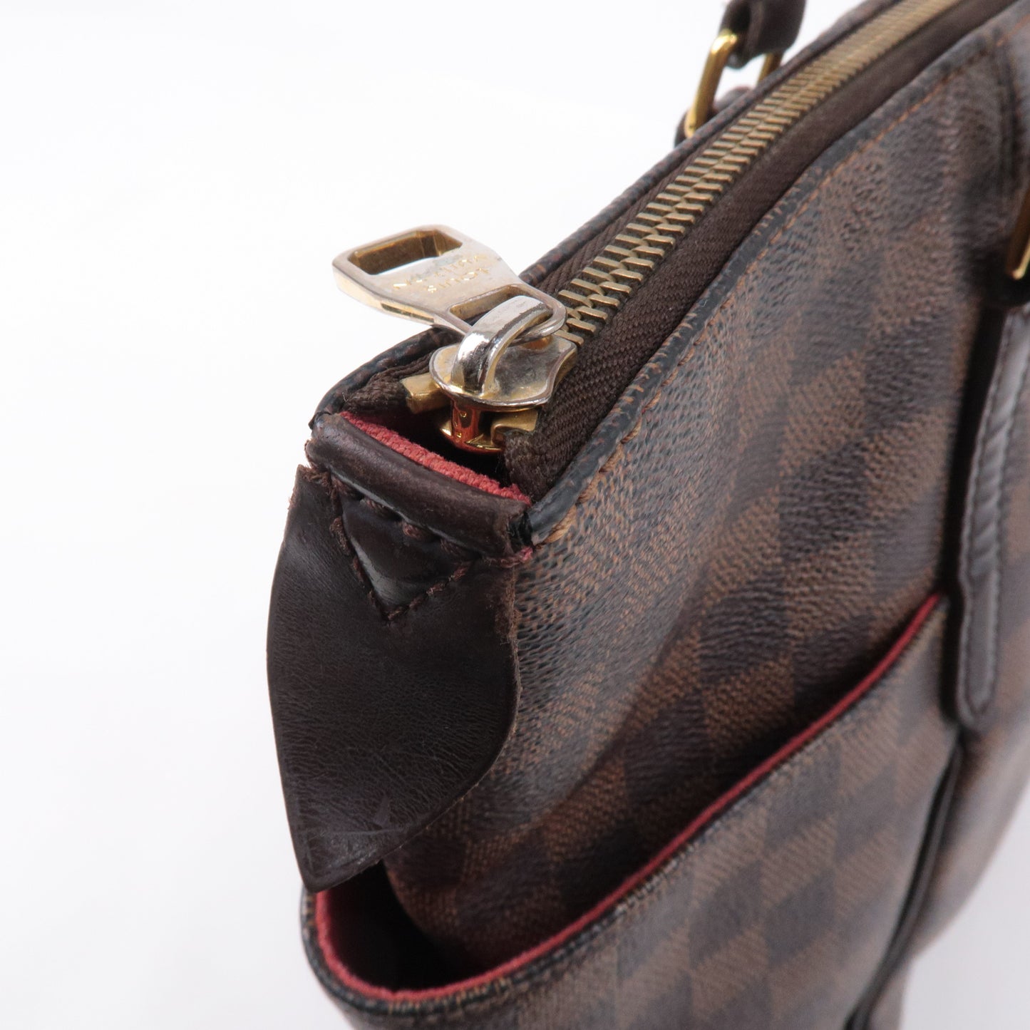 Louis Vuitton Damier Totally MM Shoulder Bag Brown N41281
