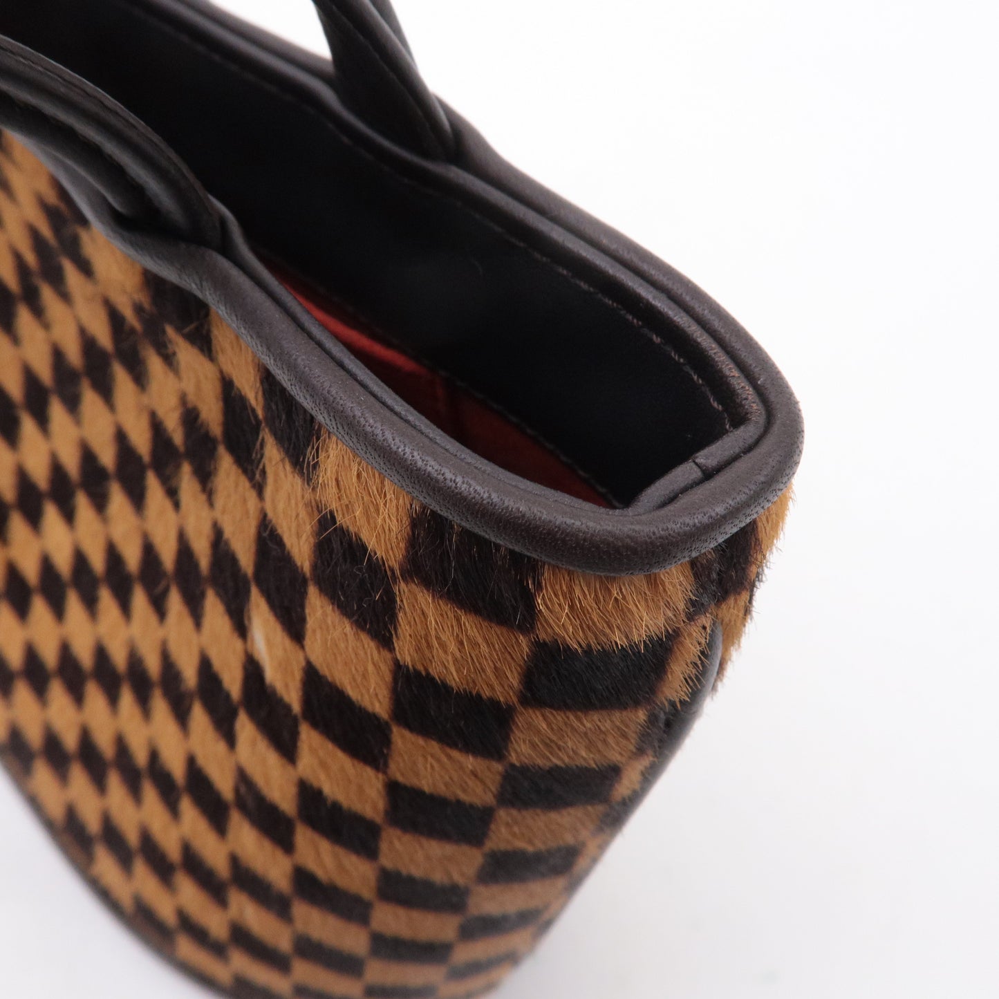 Louis Vuitton Damier Sauvage Impala Hand Bag Brown M92133