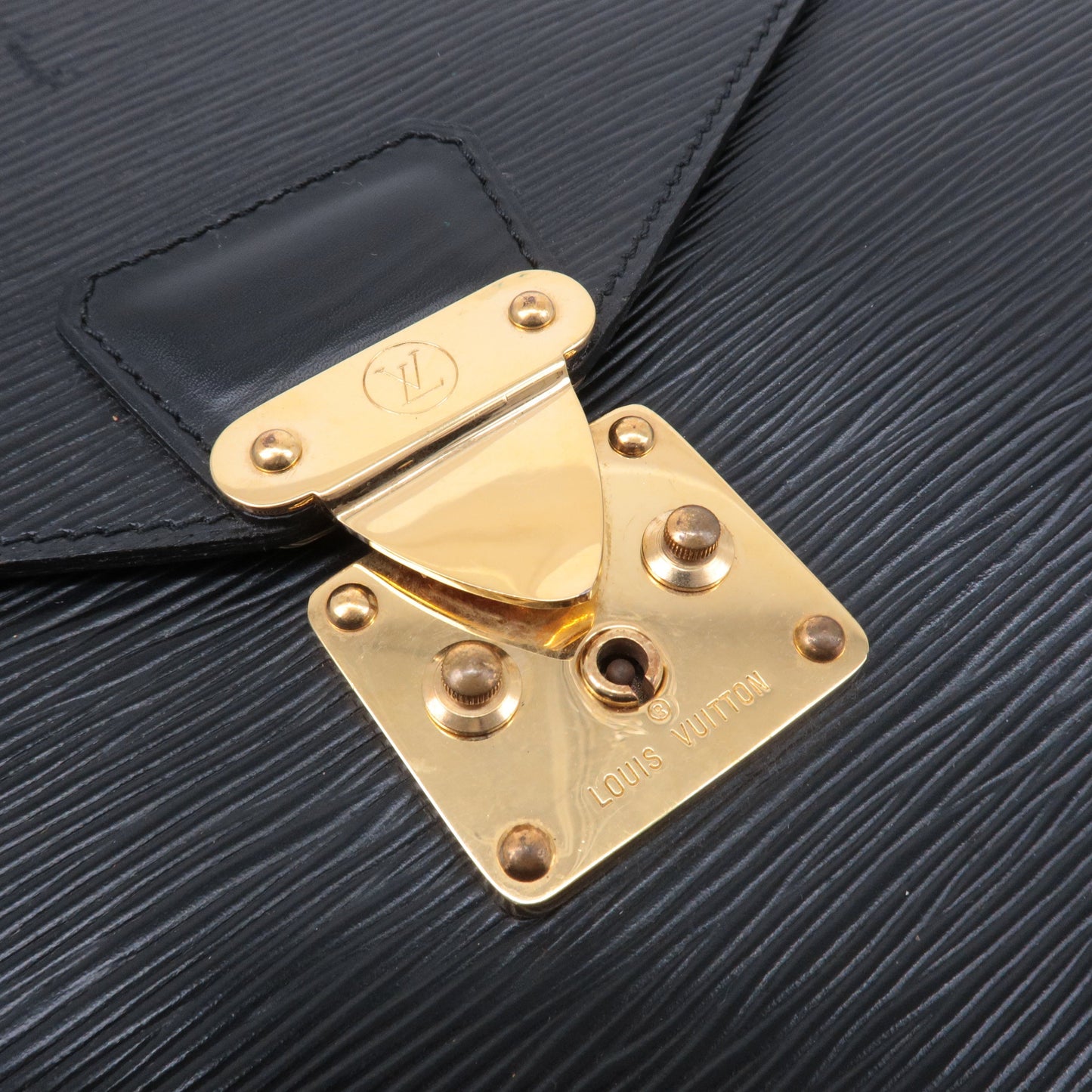 Louis Vuitton Epi Porte Document Senateur Clutch Bag M54452