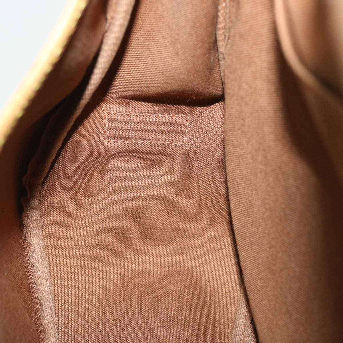 Louis Vuitton Brown Canvas Saumur shoulder bag