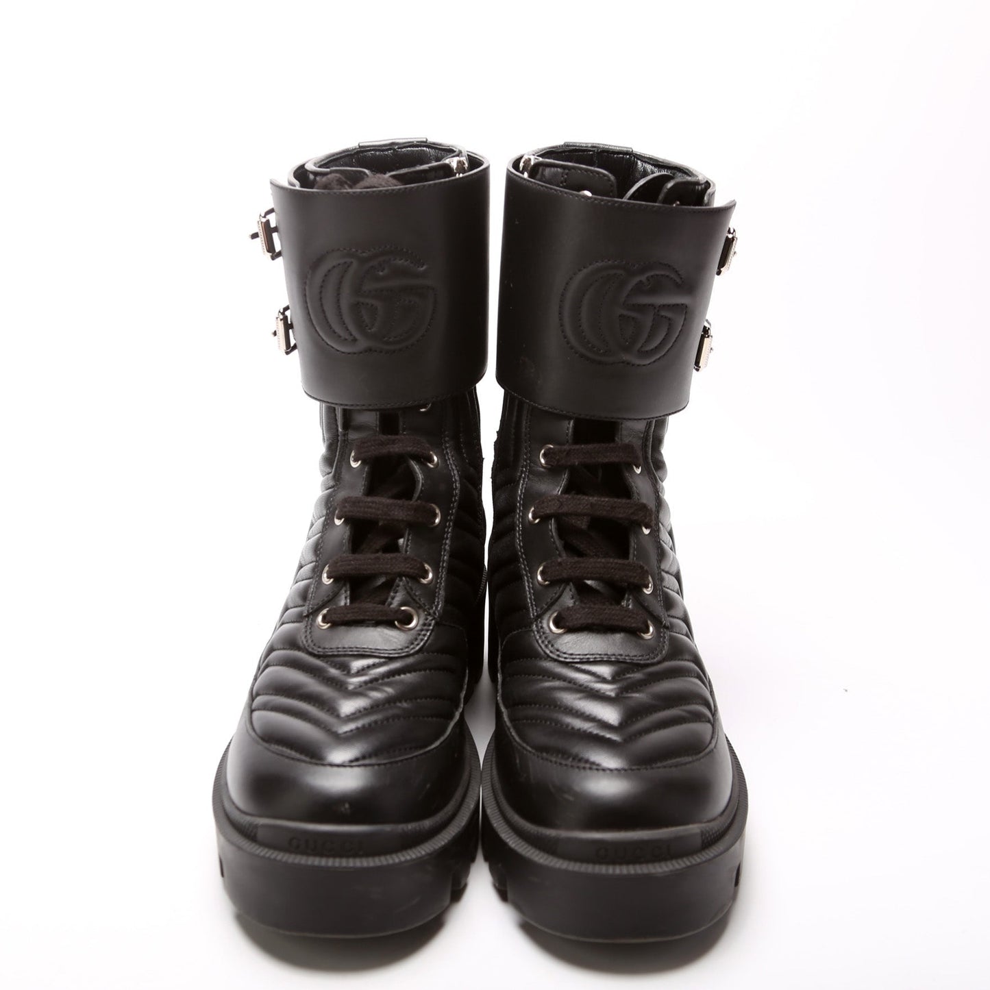 Gucci Matelasse Boots Size 37