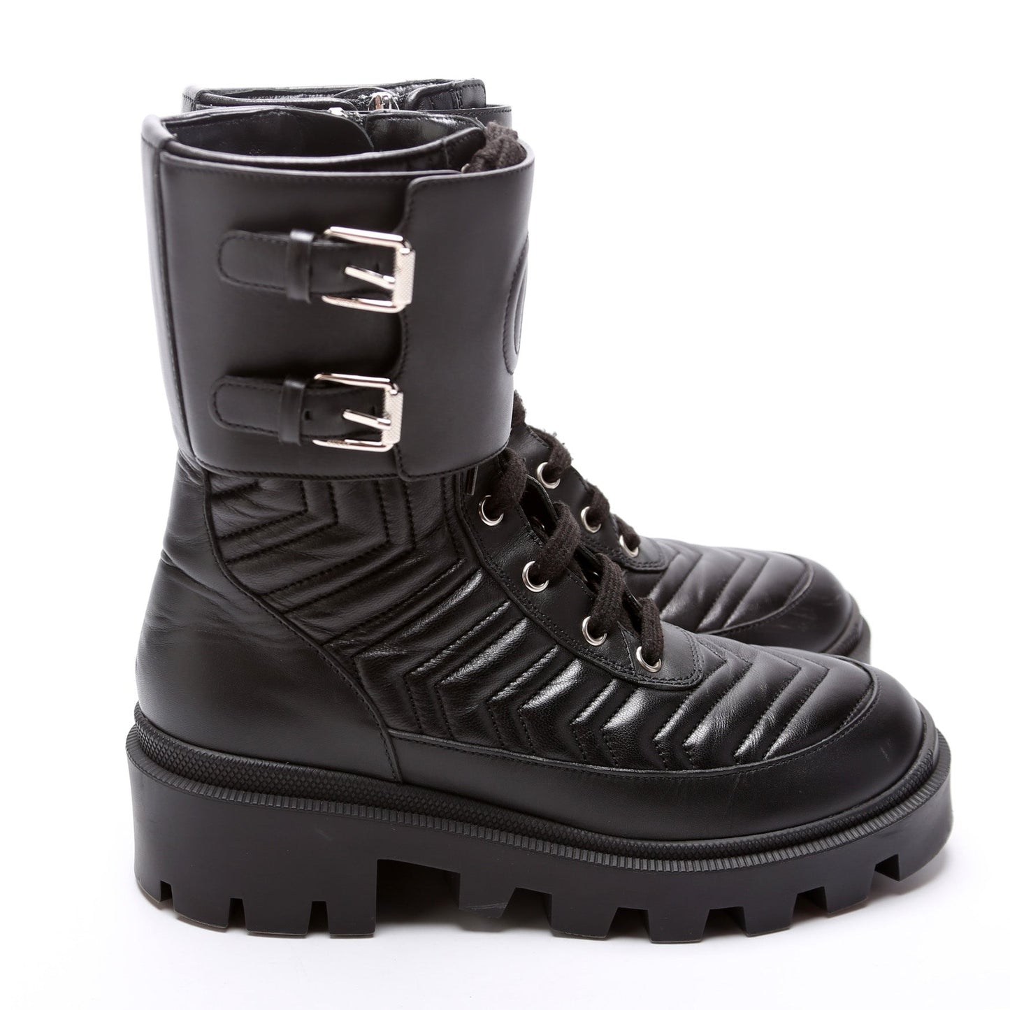 Gucci Matelasse Boots Size 37