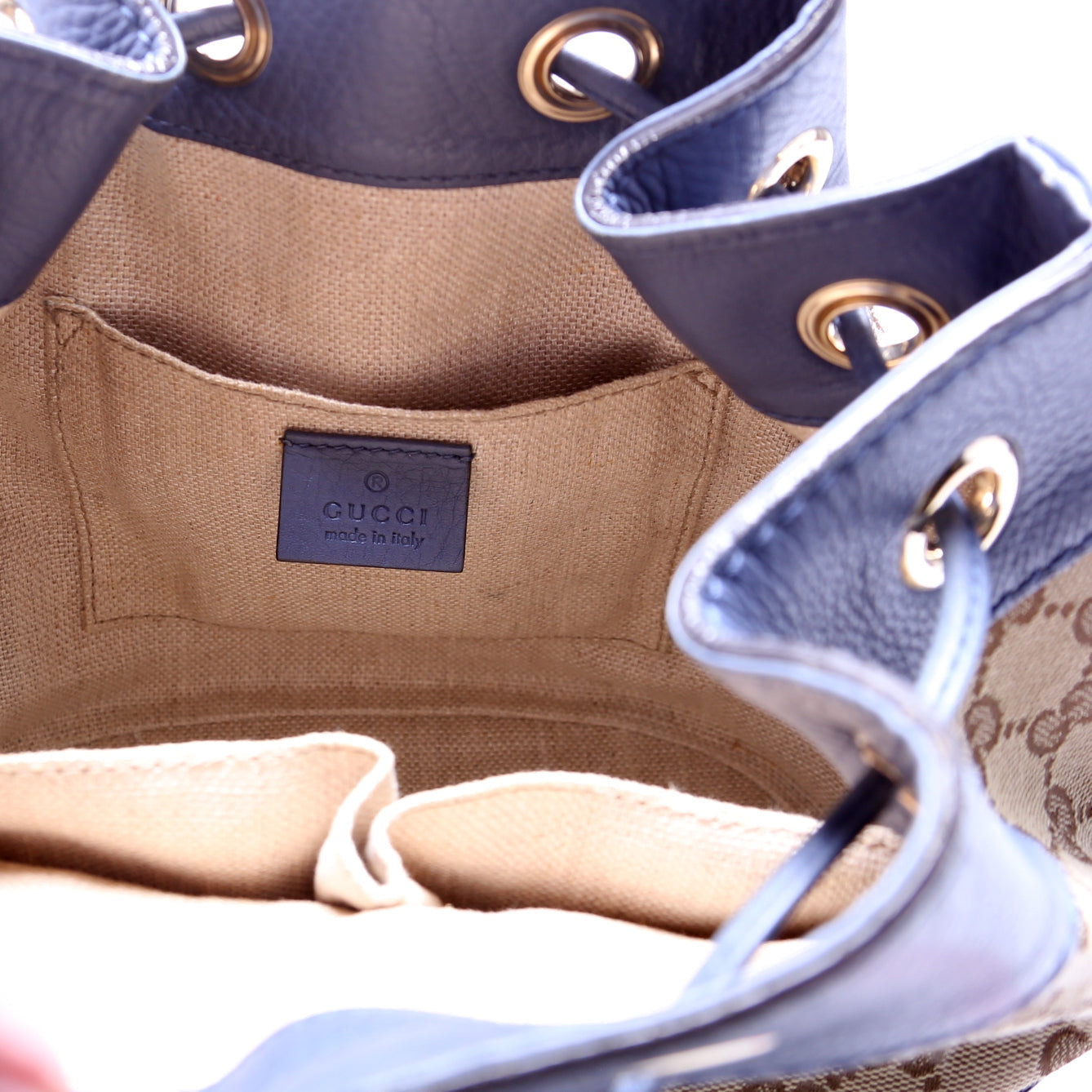 Gucci Canvas Bucket Bag 388704