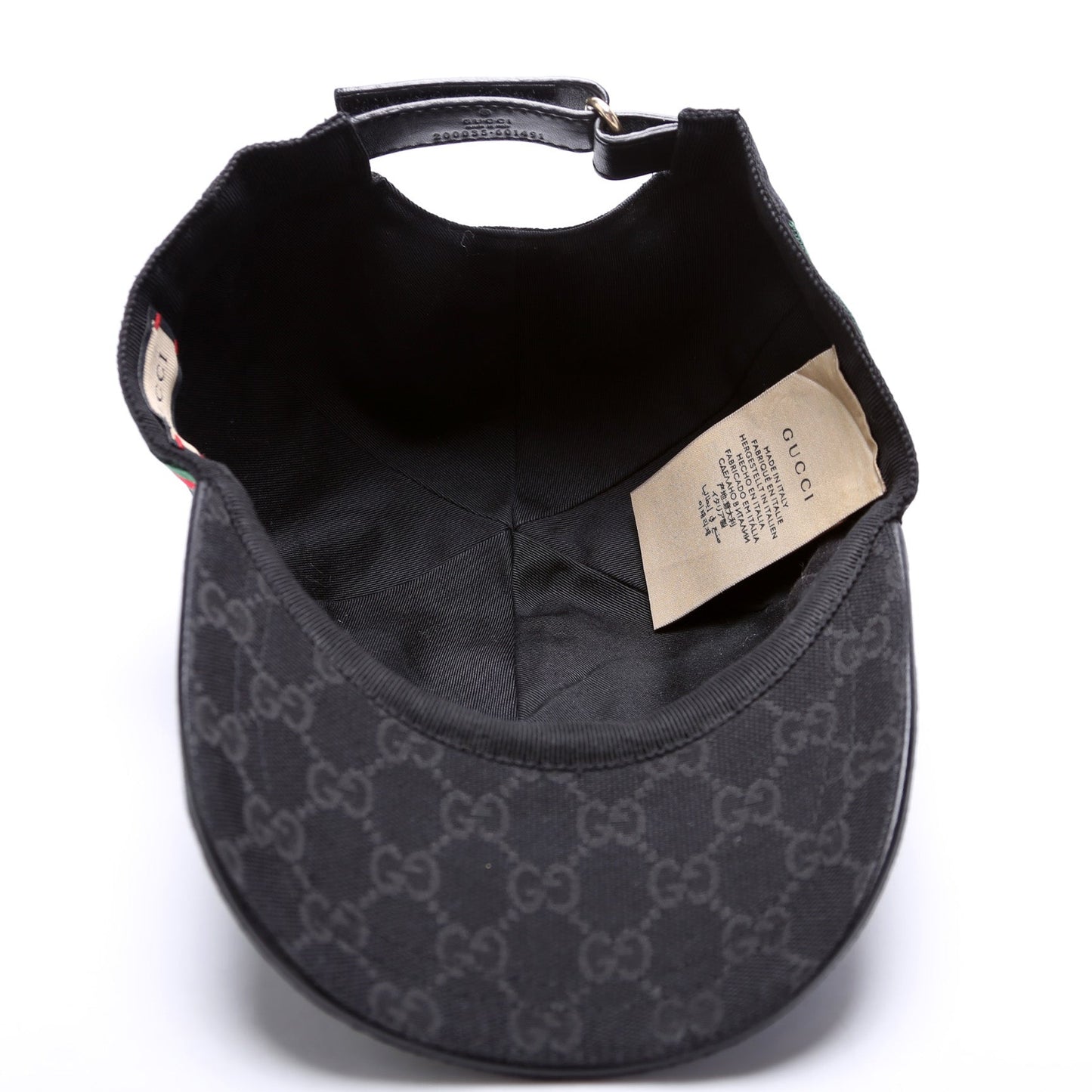 Gucci Canvas Baseball Cap Size Medium