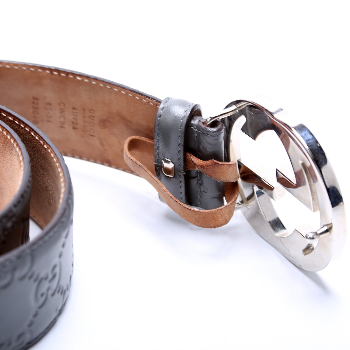 Guccissima Belt Size /