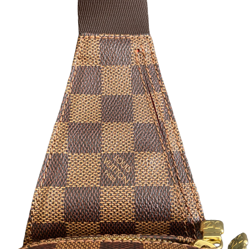 Louis Vuitton Brown Leather Geronimos clutch bag