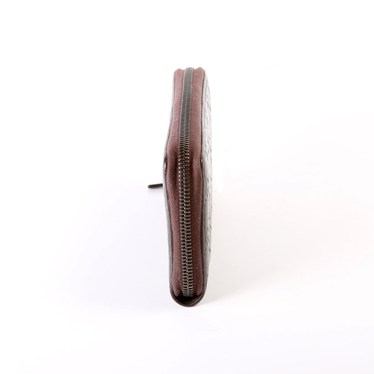 Guccissima Zip Wallet Brown