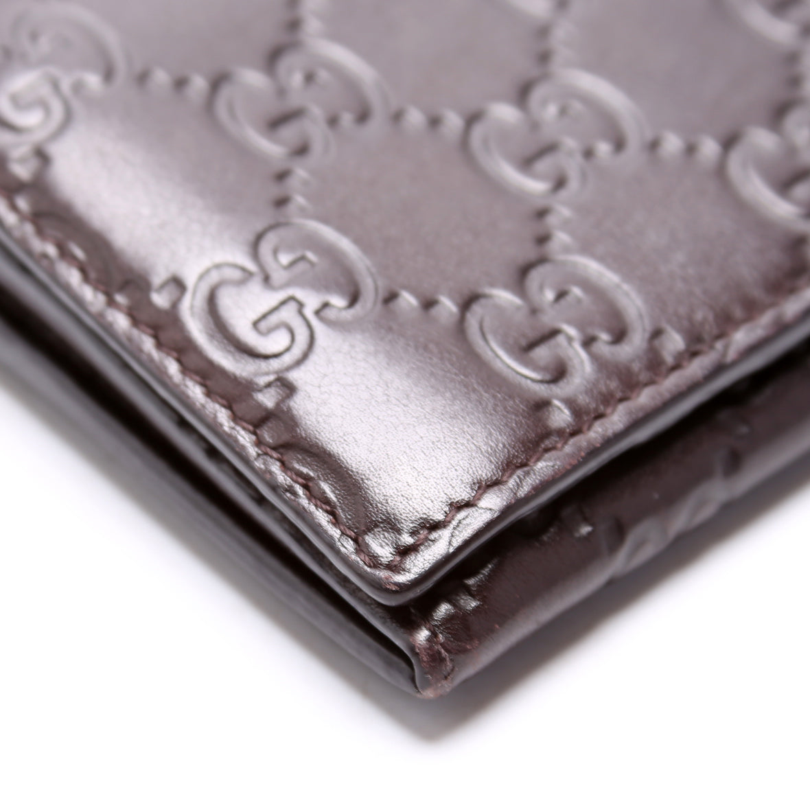 Guccissima Continental Wallet Brown