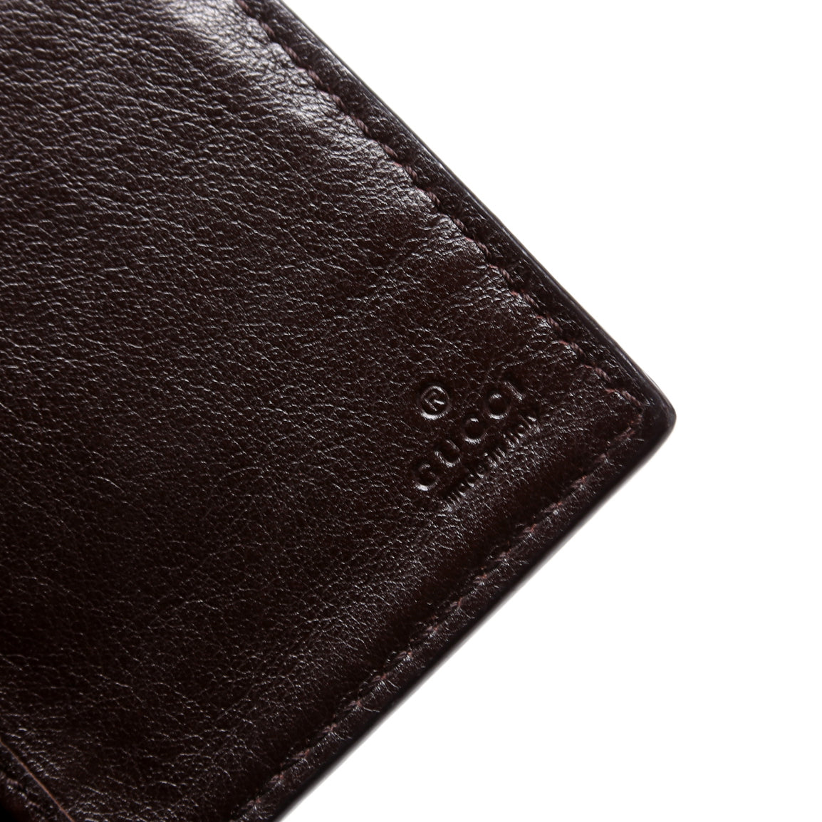 Guccissima Continental Wallet Brown