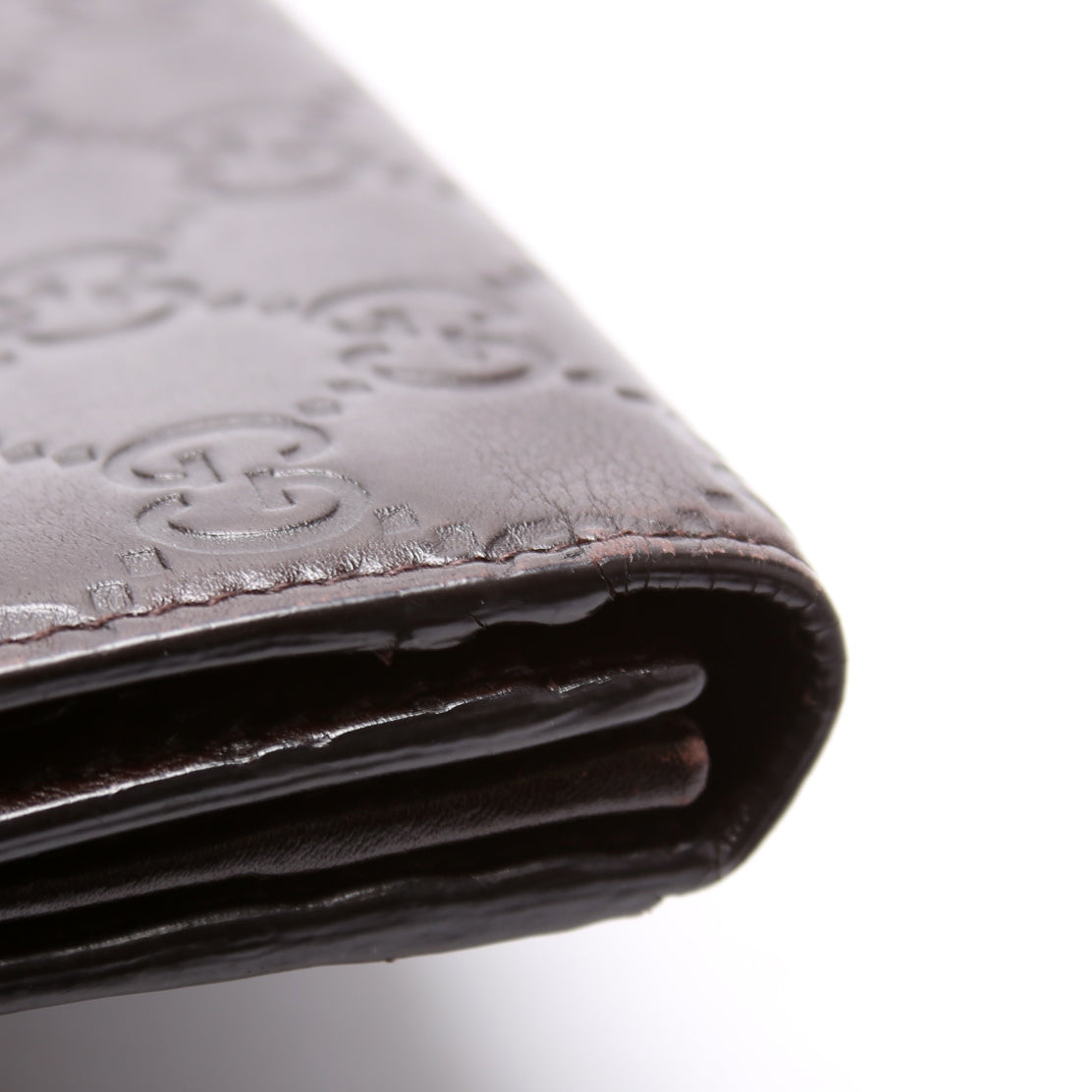 Guccissima Continental Wallet Brown