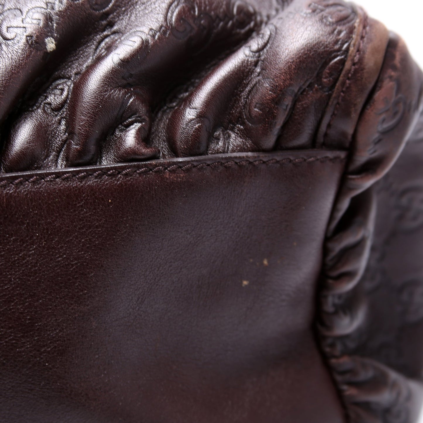 Guccissima D Ring Hobo Brown