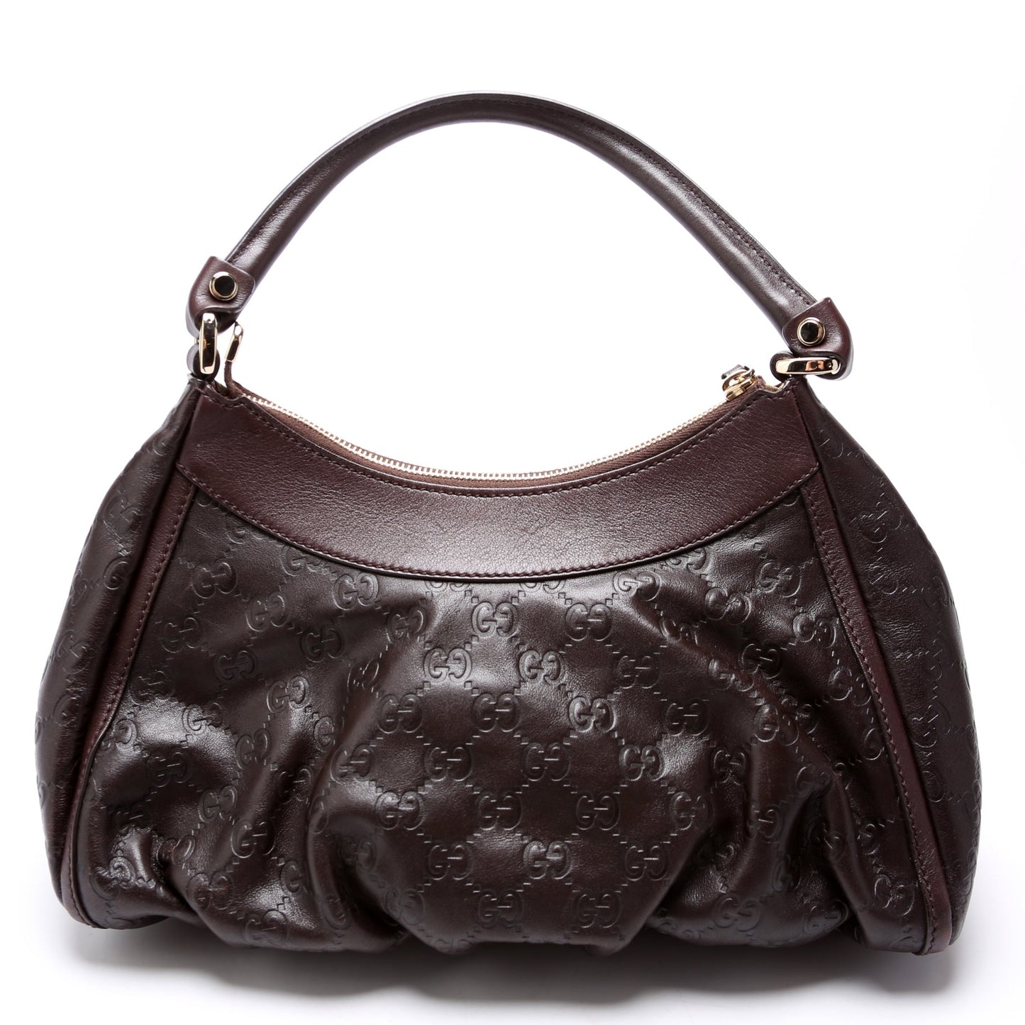 Guccissima Abbey D Ring Shoulder Bag Brown
