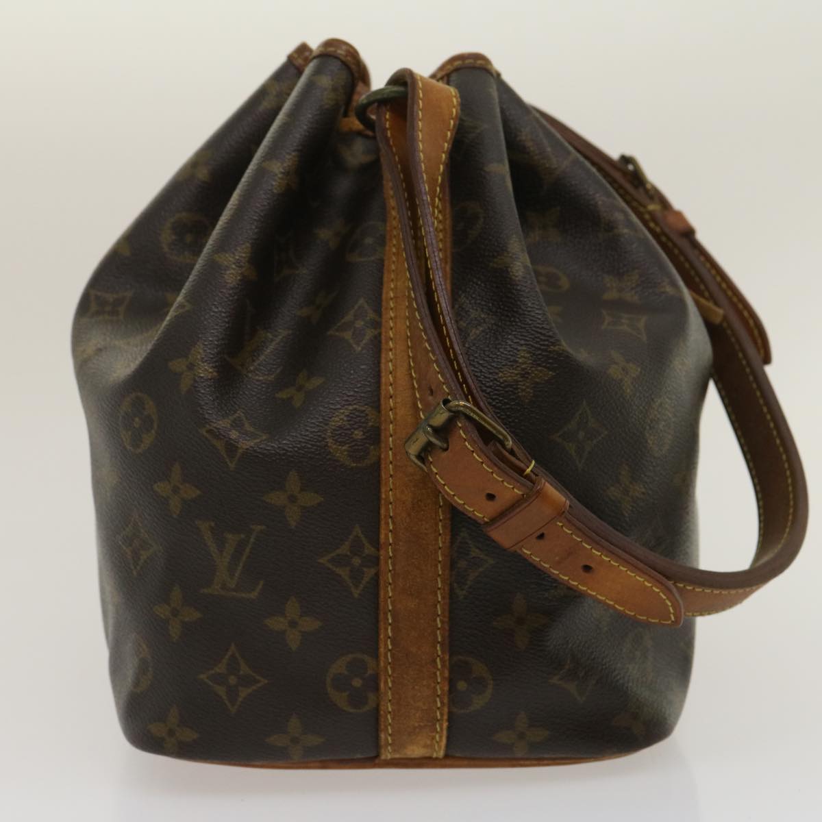 Louis Vuitton Brown Canvas Petit Noe shoulder bag