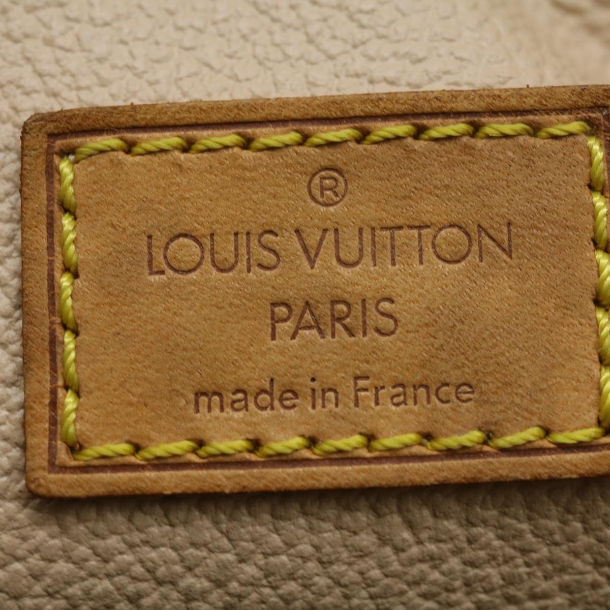 Louis Vuitton Brown Canvas Trousse de Toilette clutch bag