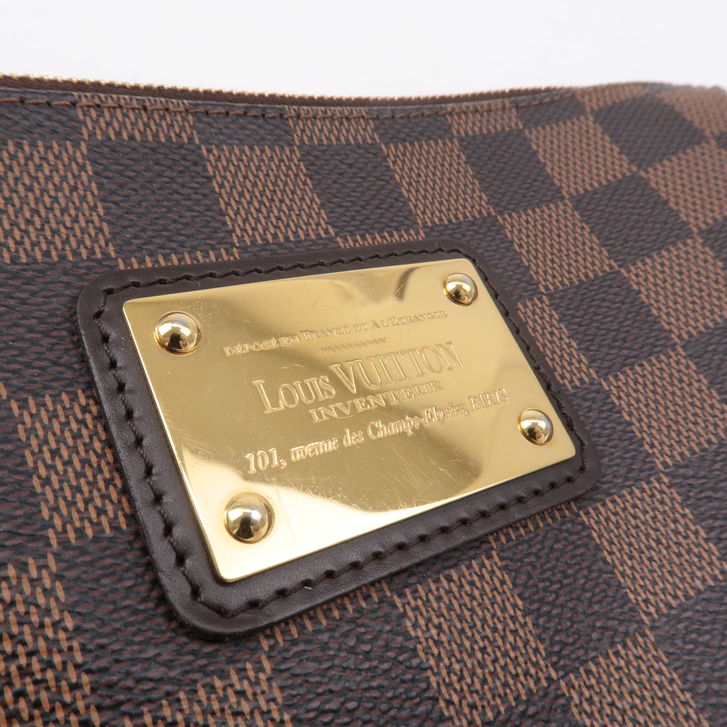 Louis Vuitton Damier Eva 2Way Hand Bag Shoulder Bag N55213