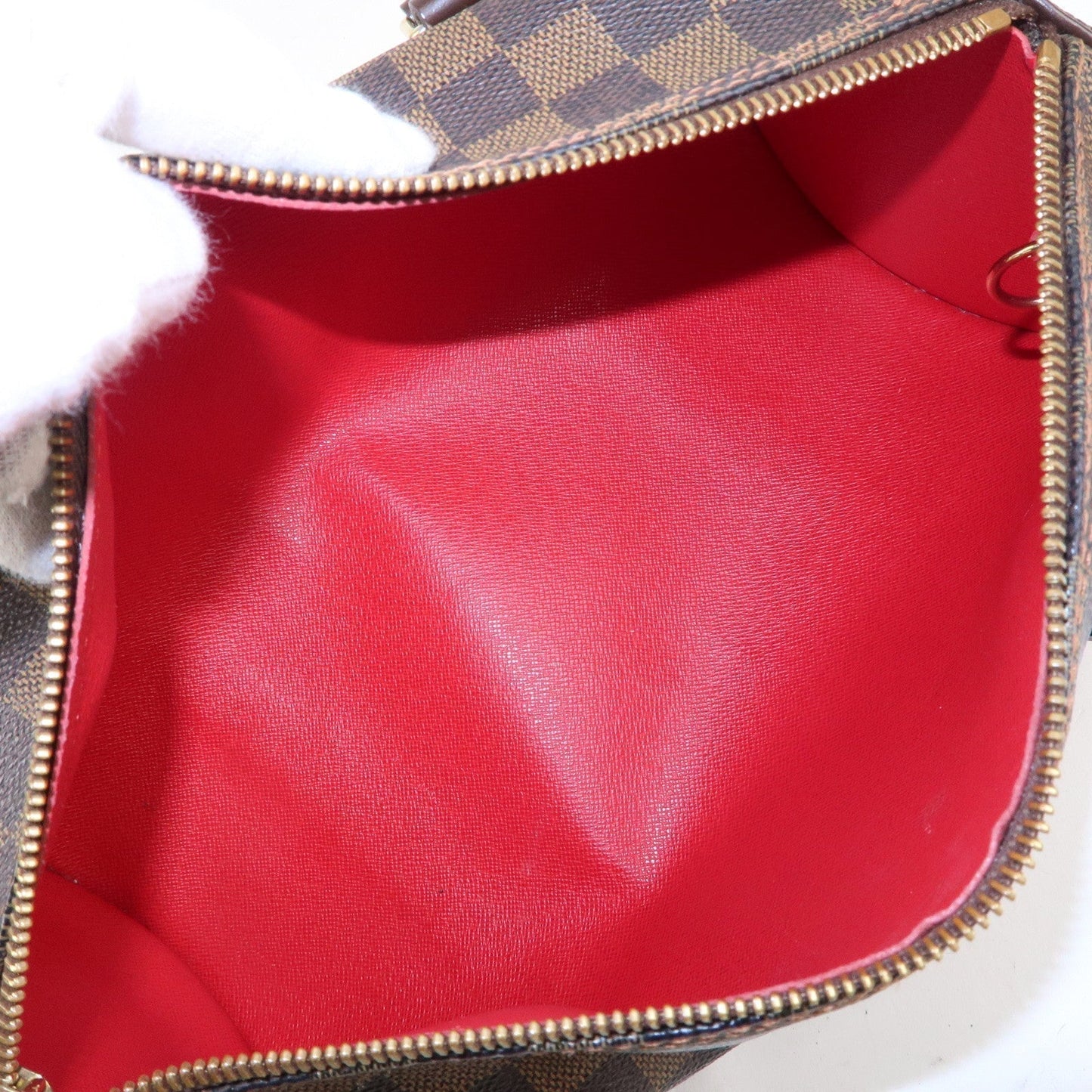 Louis Vuitton Damier Papillon 30 Hand Bag & Pouch Brown N51303
