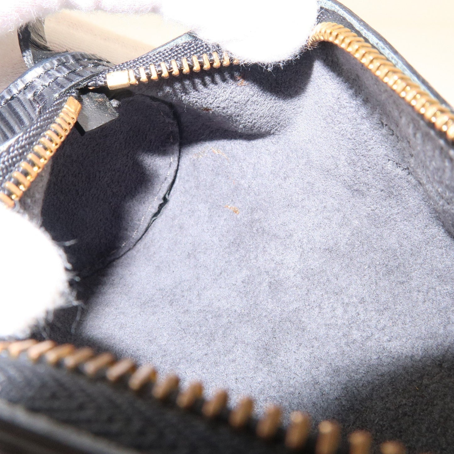 Louis Vuitton Epi Pouch For Soufflot Hand Bag Noir