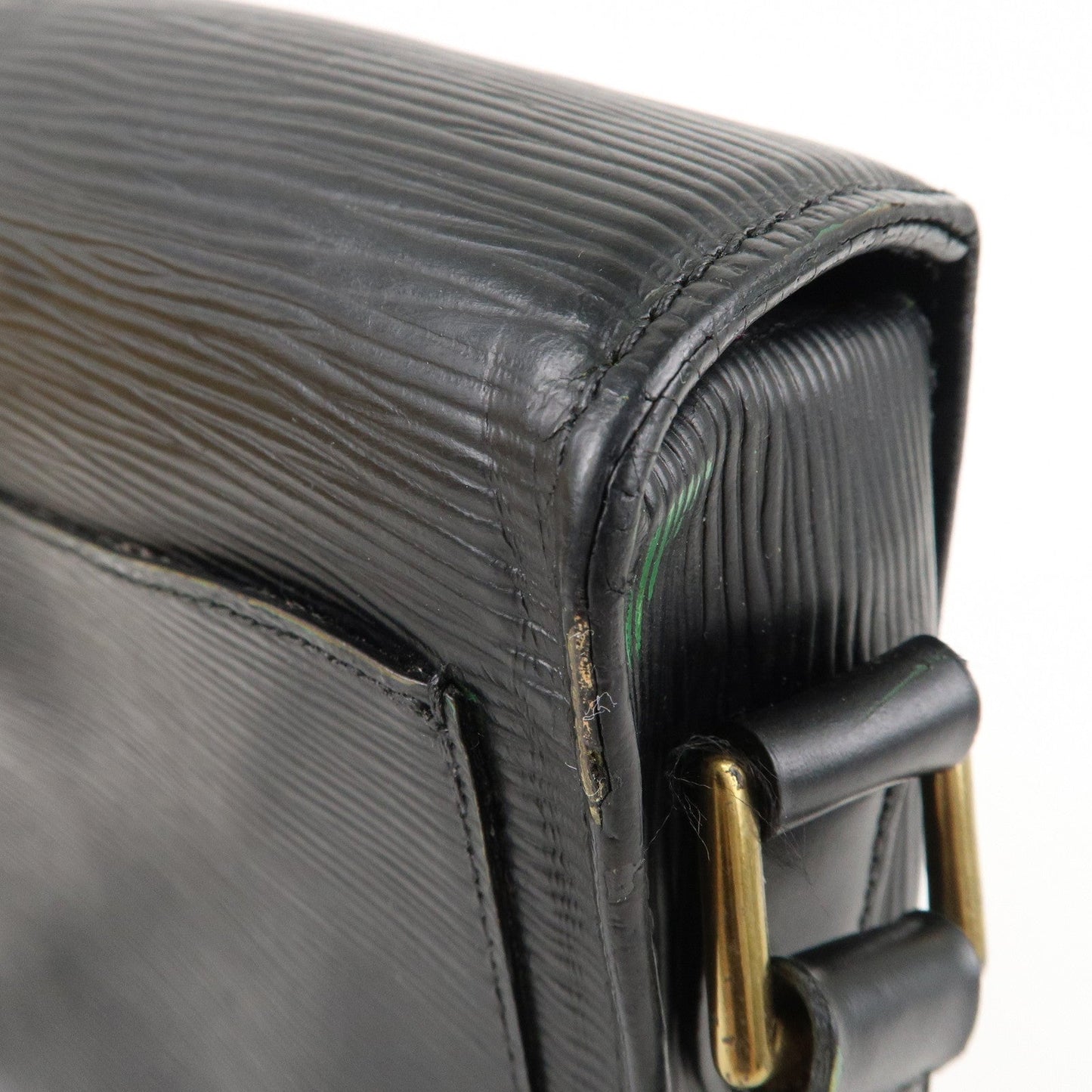 Louis Vuitton Epi Saint Cloud Shoulder Bag Noir Black M52192