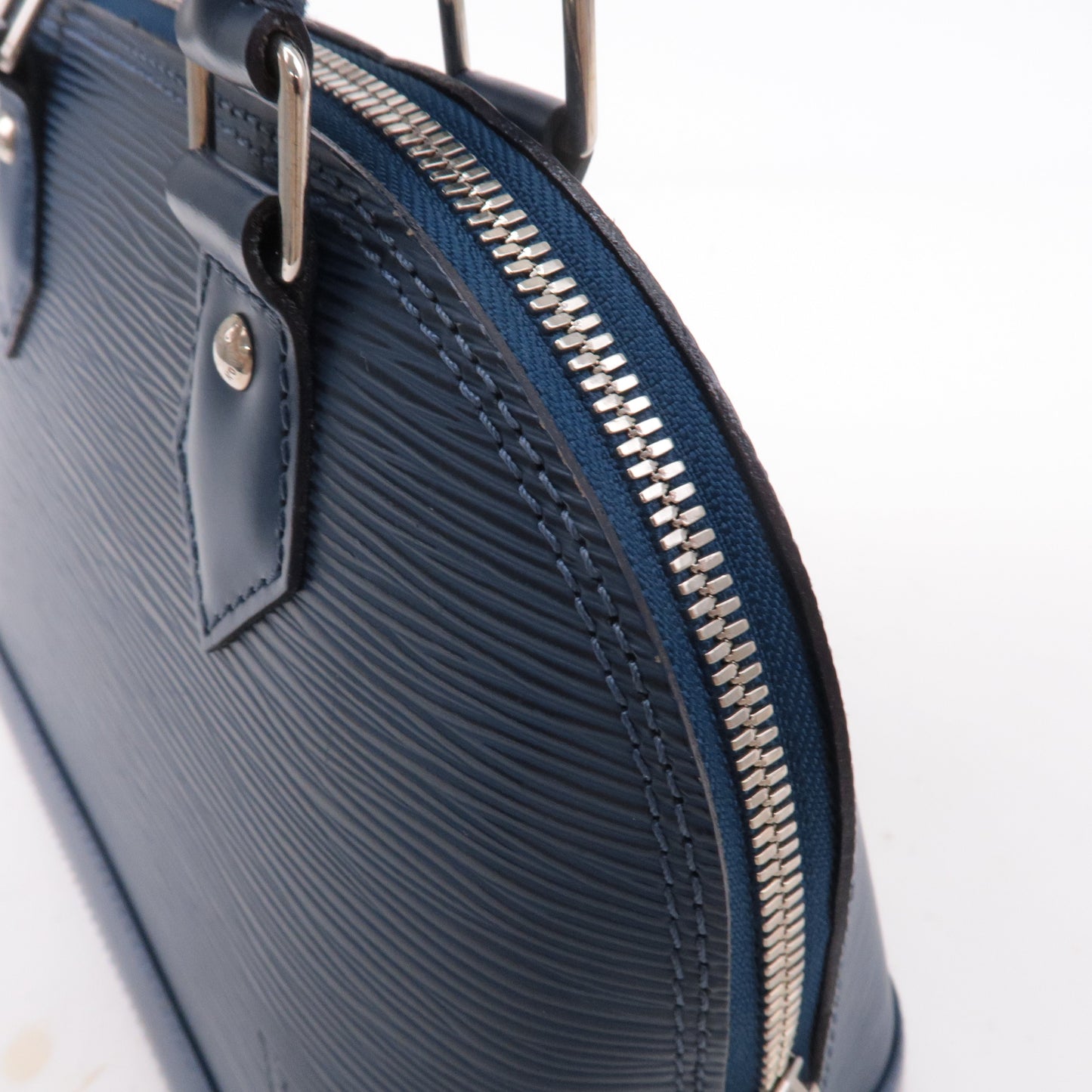 Louis Vuitton Epi Alma BB 2Way Bag Andigo Blue M40855