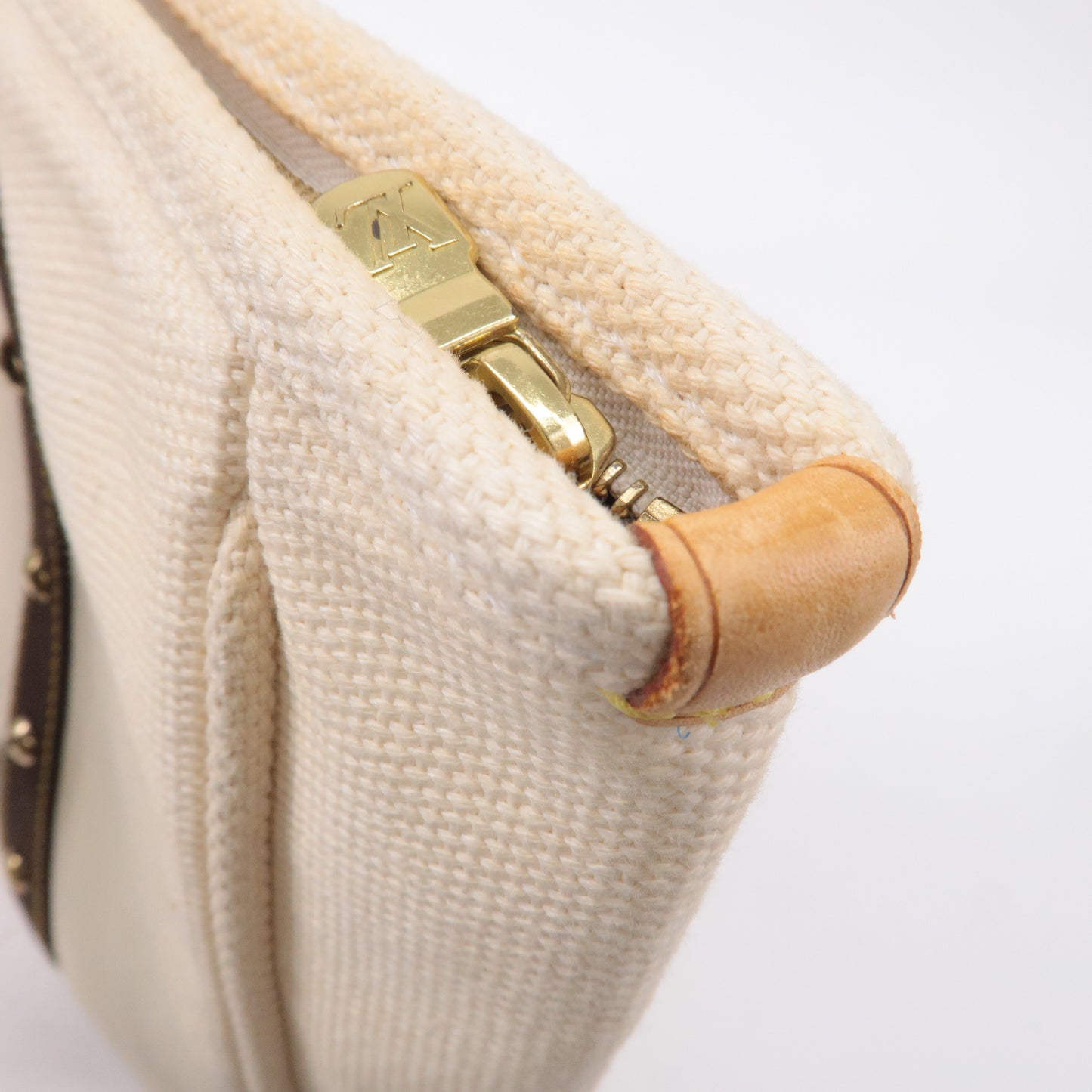 Louis Vuitton Antigua Cabas GM Tote Bag Hand Bag Ecru M40033
