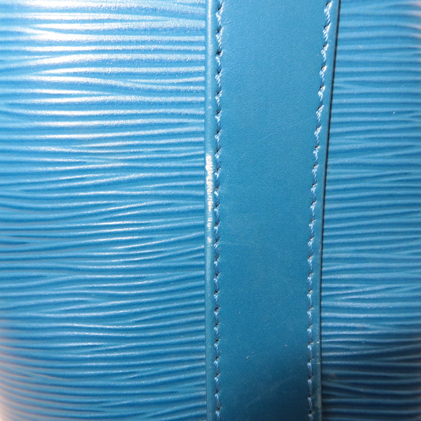 Louis Vuitton Epi Randonnee PM Laundry Bag Toledo Blue M52355