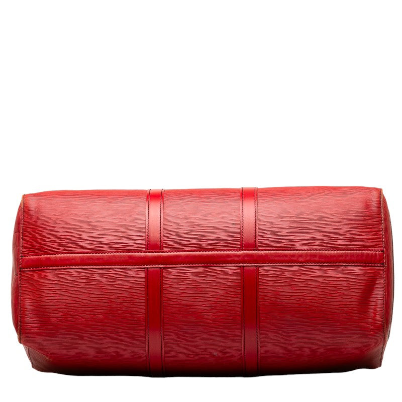 Louis Vuitton Epi Keepall 50 Boston Bag M42967 Castilian Red