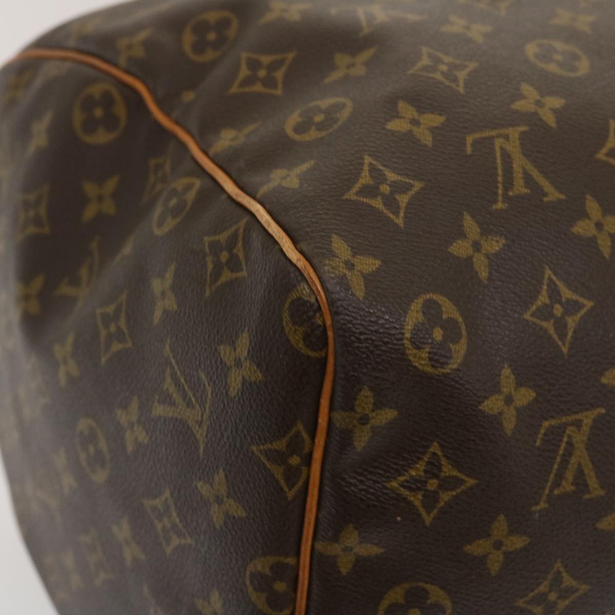 Louis Vuitton Brown Canvas Keepall 60 travel bag