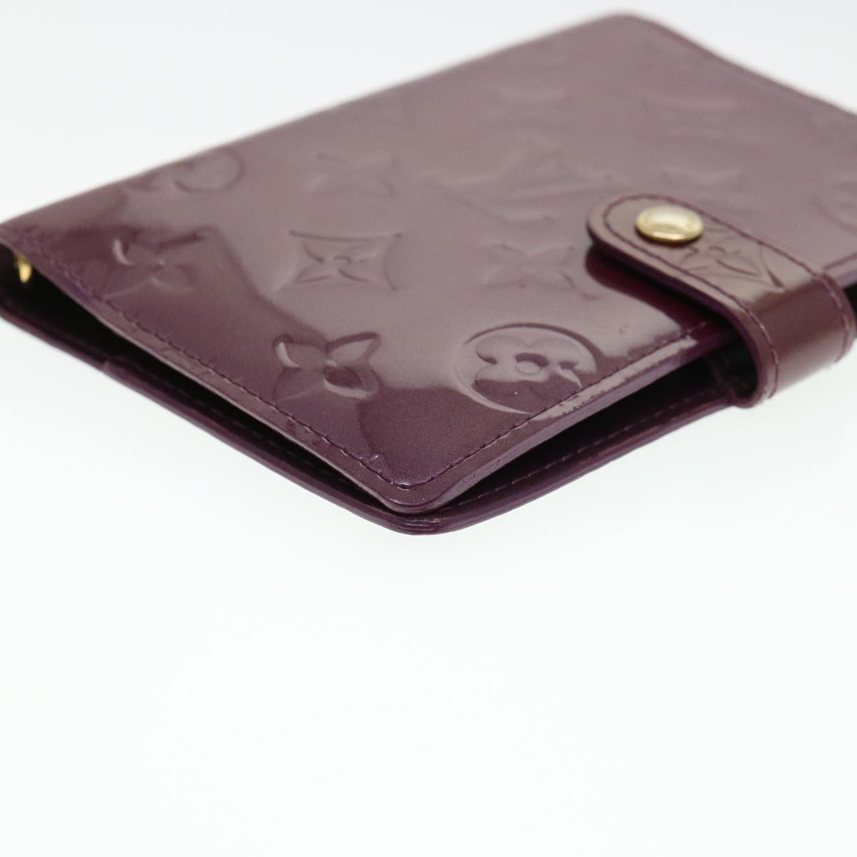 Louis Vuitton Bordeaux Patent leather Agenda cover wallet accessories
